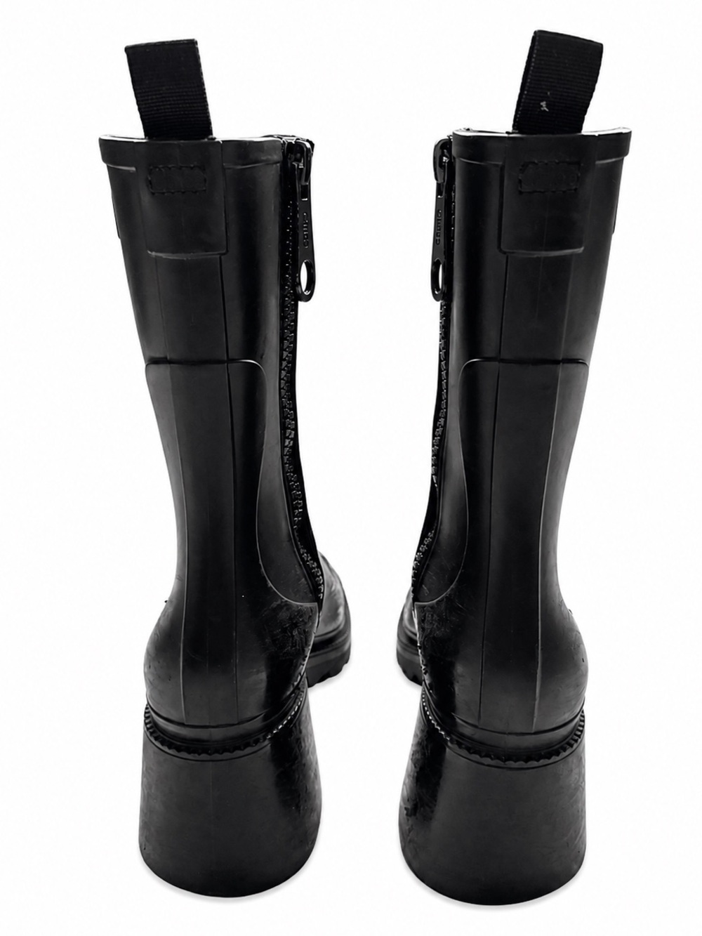 Chloé Betty PVC Short Rain Boots Black Size 36 US 6 Designer - Picture 11 of 13